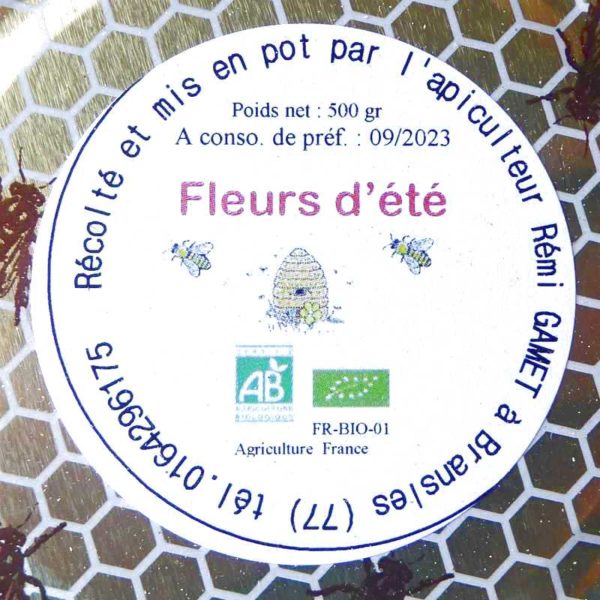 Miel fleurs d'été 500g