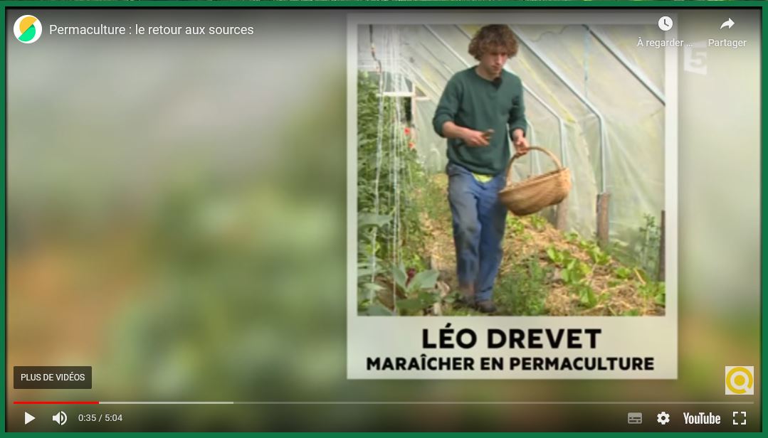 VU À LA TÉLÉ – France5 La quotidienne Le jardin de Léo