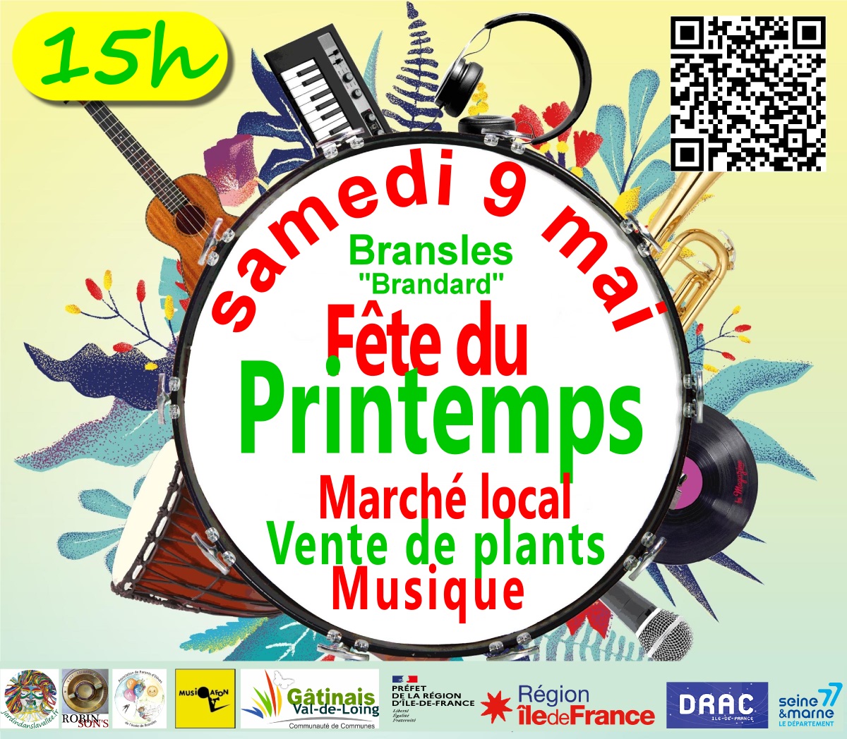 2026-05-09-dessin affiche de la fête du printemps au Jardin dans la vallée